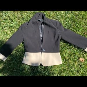 Black and White Blazer in perfect condition!
